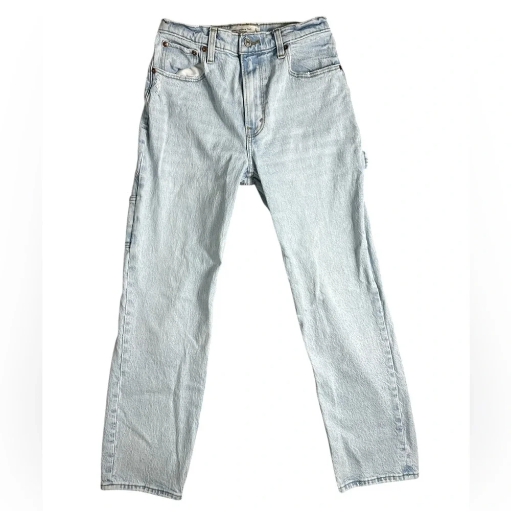 Abercrombie & Fitch the 90s straight ultra high rise Jeans cargo